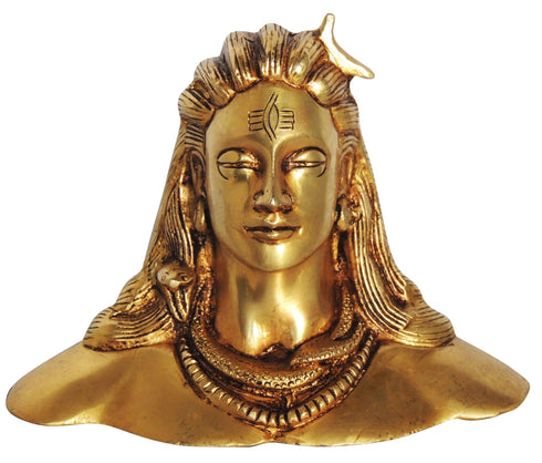 Brass Aadiyogi God Idol Statue 0.92Kg